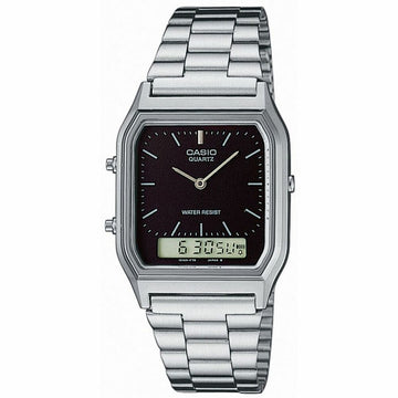 Orologio Unisex Casio Nero Argentato