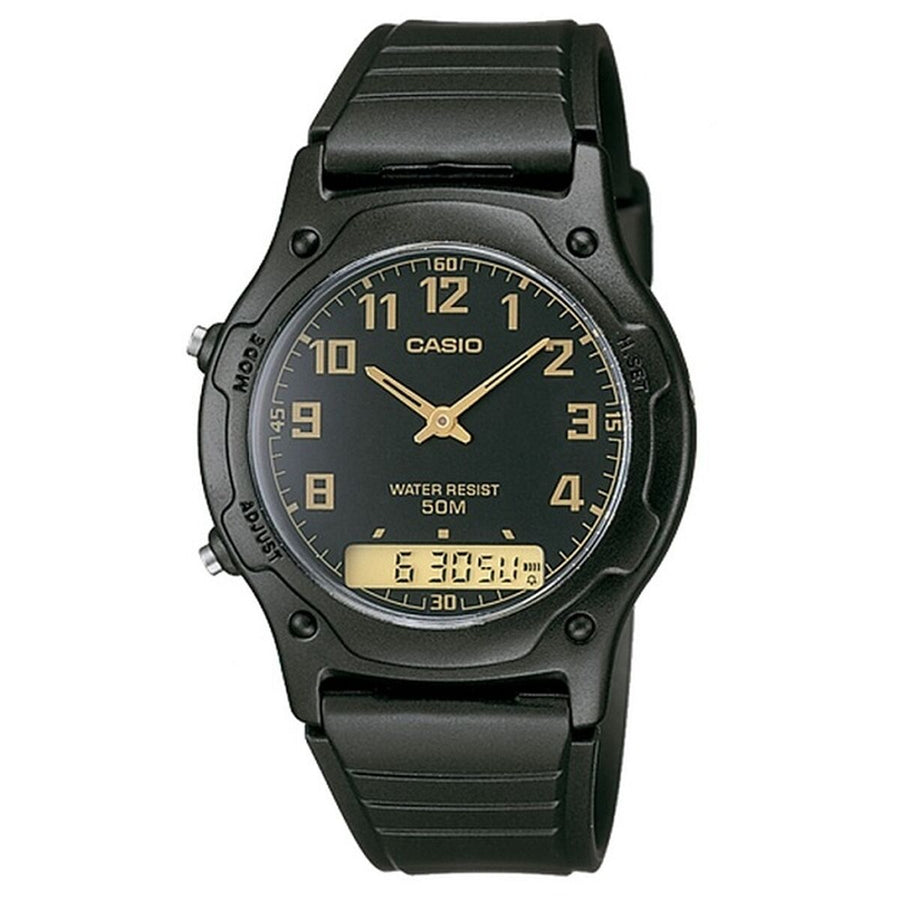 Orologio Unisex Casio AW-49H-1BVEF Nero (Ø 39 mm)