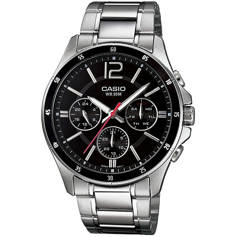 Orologio Uomo Casio Argentato Nero (Ø 43,5 mm)