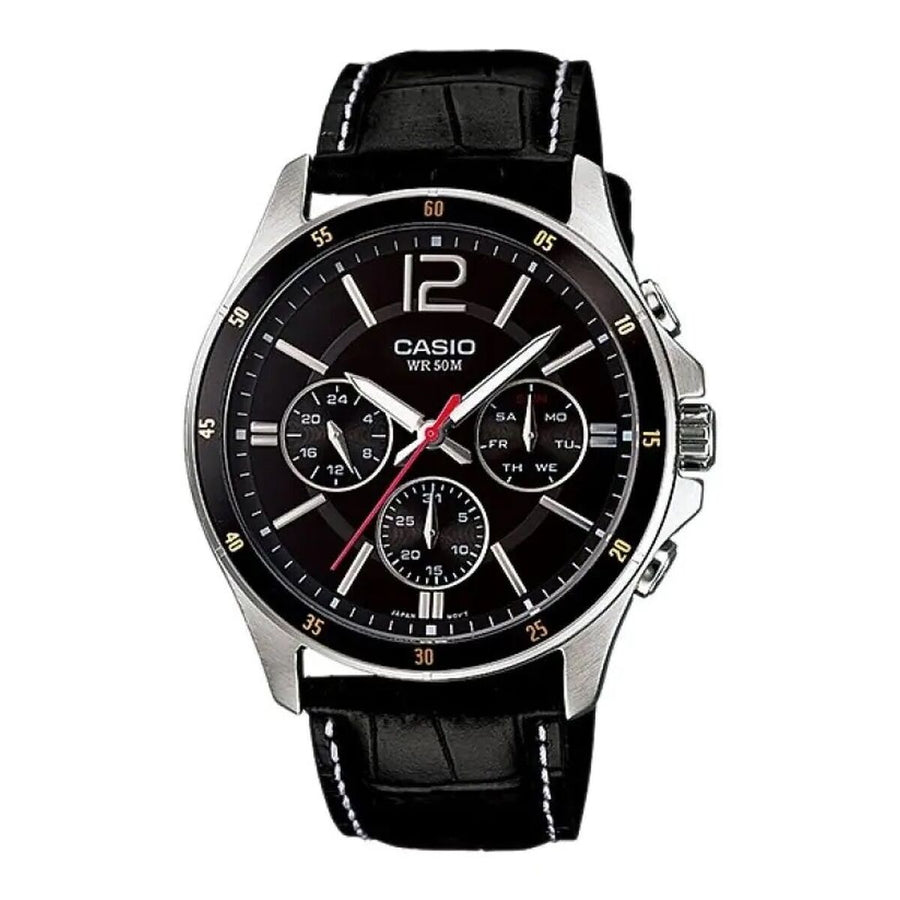 Orologio Uomo Casio ENTICER GENT Nero (Ø 43 mm) (Ø 43,5 mm)