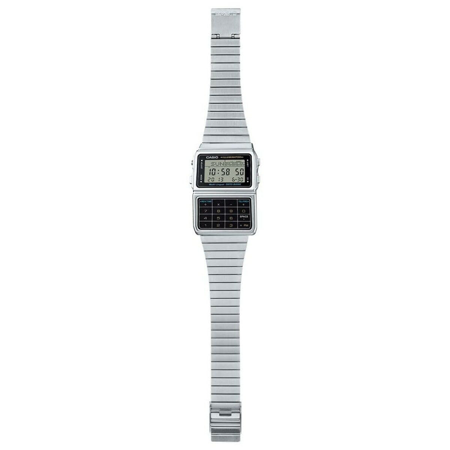 Orologio Unisex Casio DATABANK CALCULATOR STEEL - MATT CASE Grigio