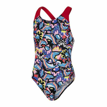 Costume da Bagno Bambina Speedo Digital Allover Splashback Multicolore