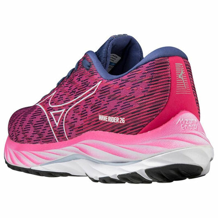 Scarpe da Running per Adulti Mizuno Wave Rider 26 Rosa scuro Donna