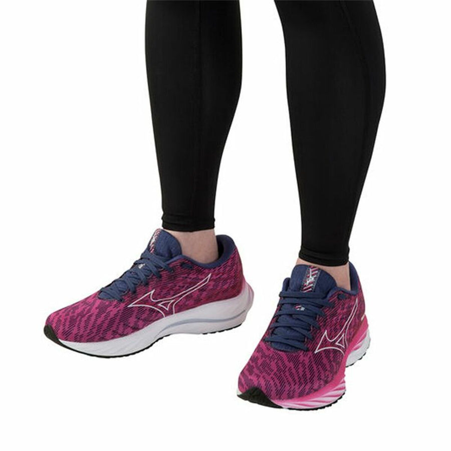 Scarpe da Running per Adulti Mizuno Wave Rider 26 Rosa scuro Donna