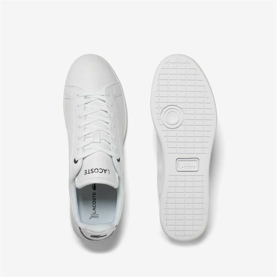 Scarpe da Tennis Casual Uomo Lacoste Carnaby Pro Leather Tonal Bianco