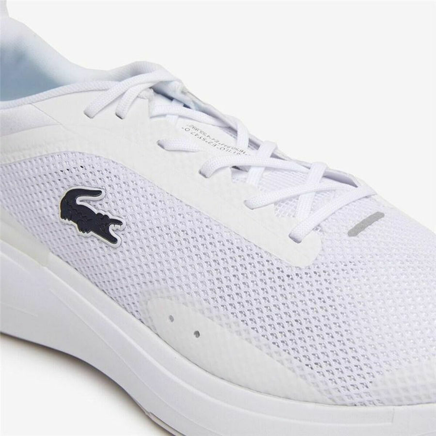 Scarpe da Tennis Casual Uomo Lacoste Run Spin Evo Textile Bianco