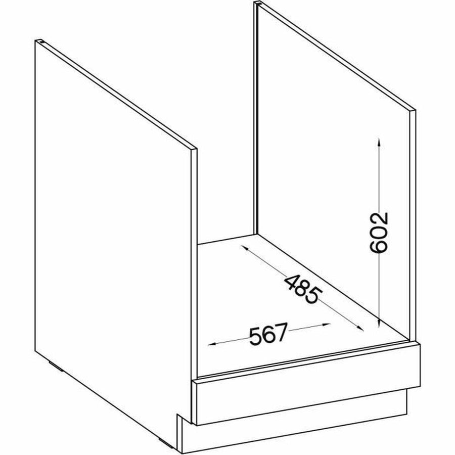 Mobile per forno Grigio