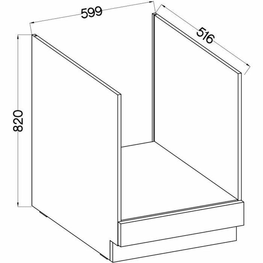 Mobile per forno Grigio