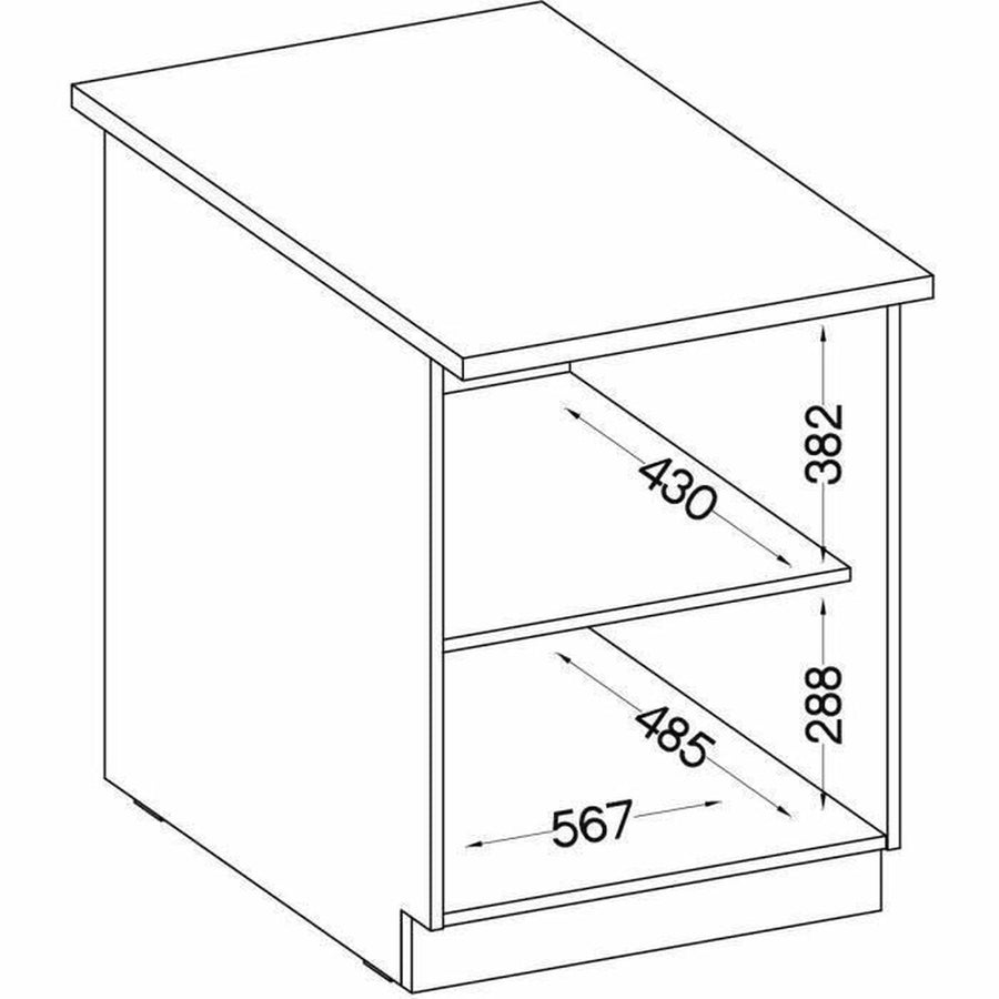 Mobile Aggiuntivo Sonoma Rovere 60 x 51,6 x 85 cm