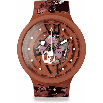 Orologio Uomo Swatch CAMOFLOWER COTTON (Ø 47 mm)