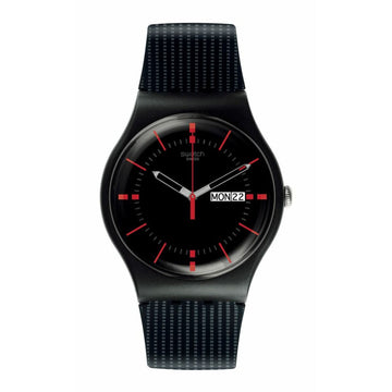 Orologio Uomo Swatch SO29B710-S14 Nero