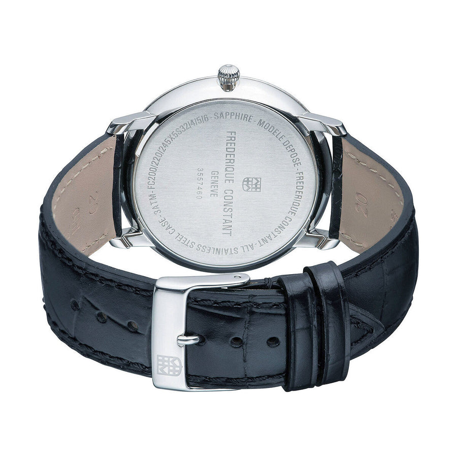 Orologio Uomo Frederique Constant SLIMLINE Nero (Ø 38 mm)