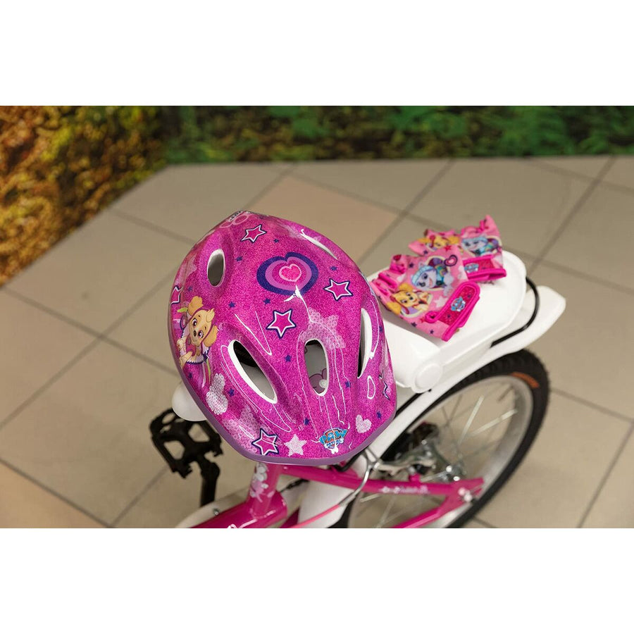 Casco da Ciclismo per Bambini The Paw Patrol Rosa Fucsia