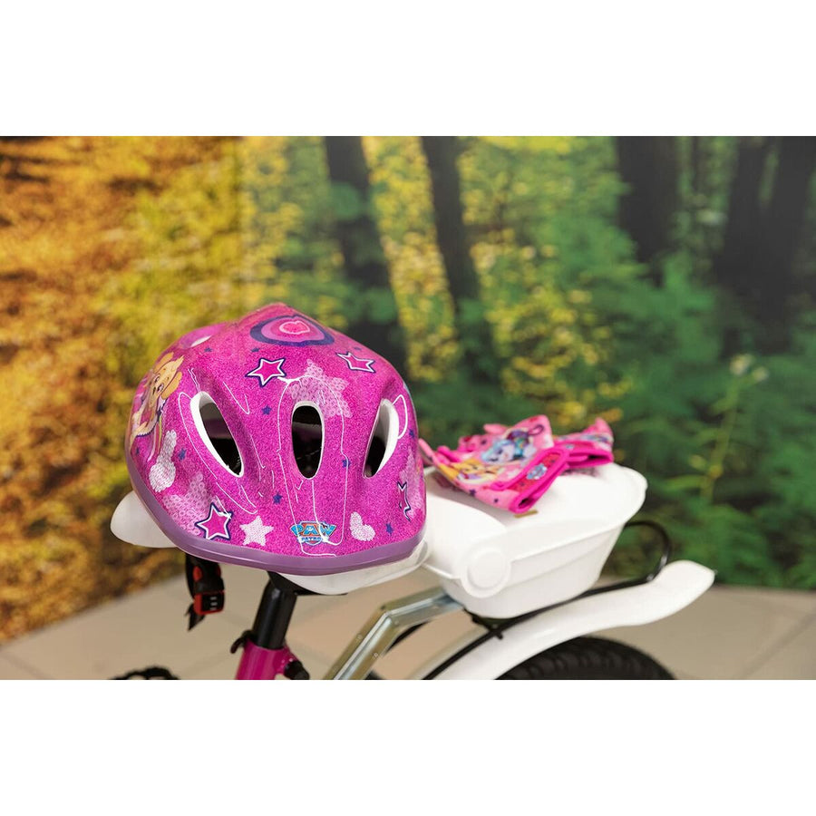 Casco da Ciclismo per Bambini The Paw Patrol Rosa Fucsia