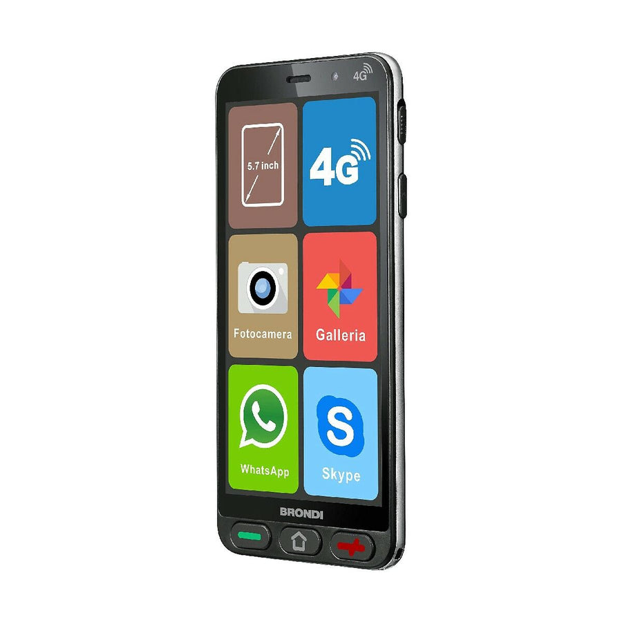 Smartphone Brondi AMICO S Nero 1 GB RAM 8 GB RAM Quad Core 5,7