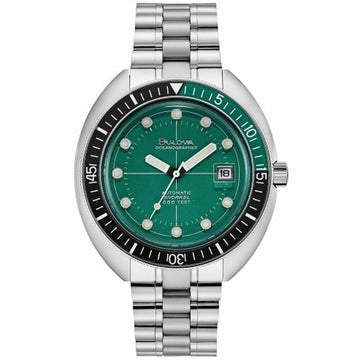 Orologio Uomo Bulova F100 TRIBUTE - STEEL Verde Argentato