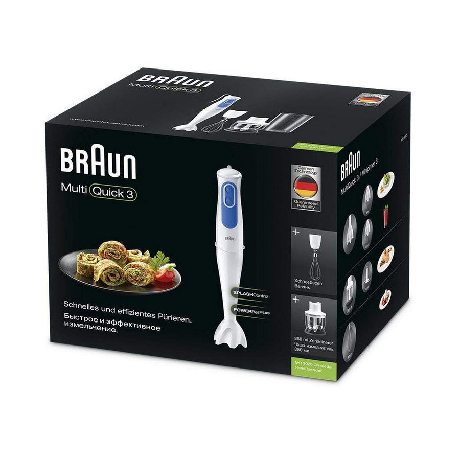 Frullatore ad Immersione Braun MQ3025 700 W Bianco Bianco/Blu Azzurro/Bianco 700 W