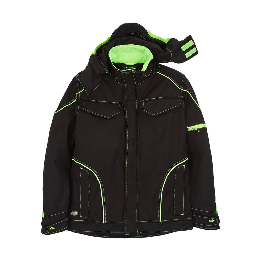 Giacca Cofra Tecka Lime Leggera Nero (52)