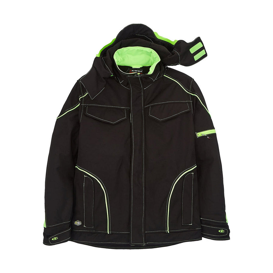 Giacca Cofra Tecka Leggera Lime Nero (16)