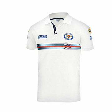 Polo a Maniche Corte Sparco MARTINI-R Bianco M