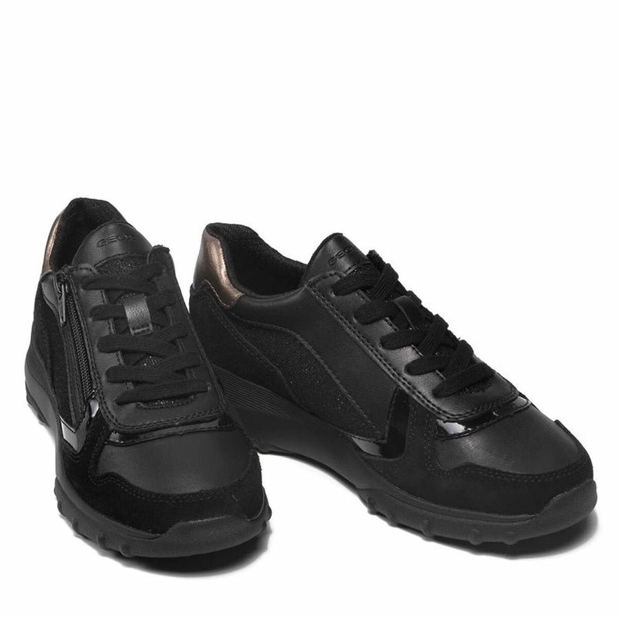 Scarpe da Tennis Casual Donna Geox Alleniee Nero