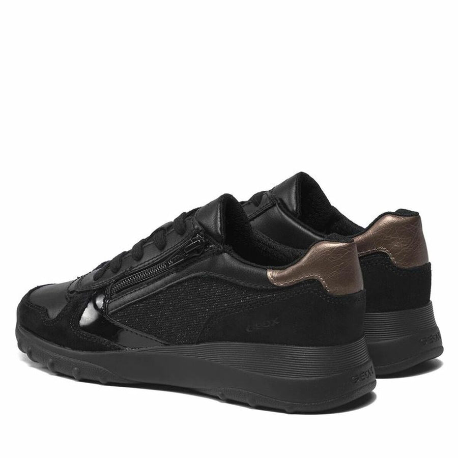 Scarpe da Tennis Casual Donna Geox Alleniee Nero