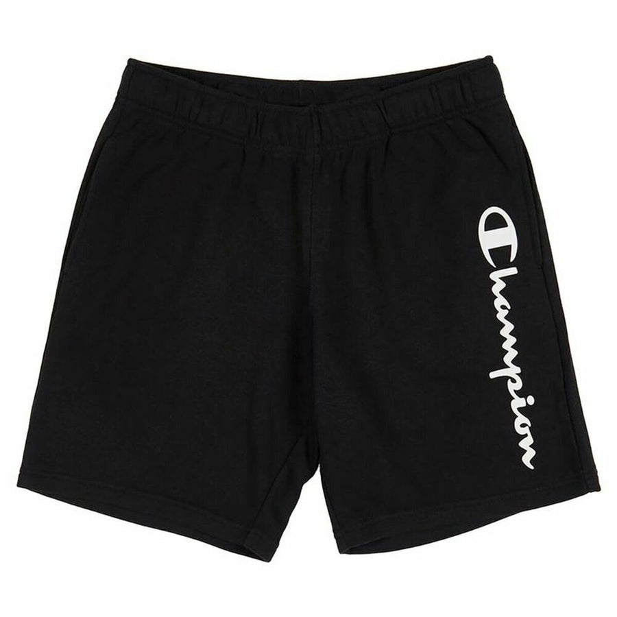 Pantaloni Corti Sportivi da Uomo Champion Nero