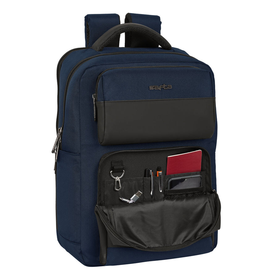 Zaino per Portatile Safta Business 15,6'' Blu scuro (31 x 44 x 13 cm)