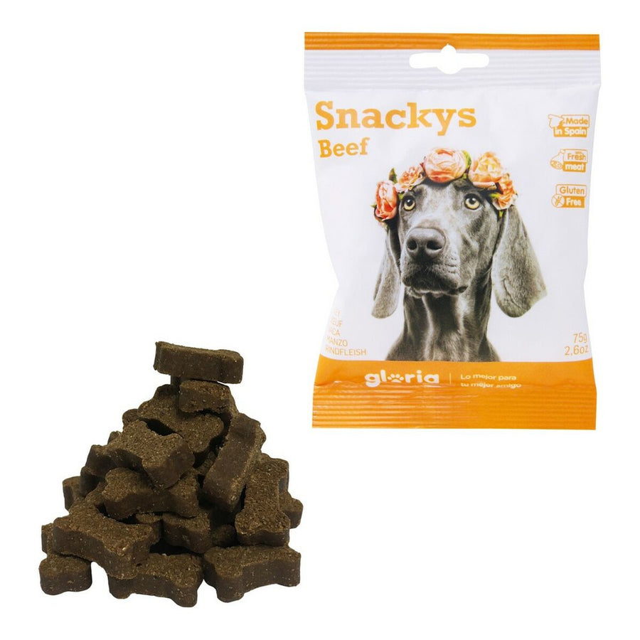 Snack per Cani Gloria Display Snackys 30 x 75 g Bue