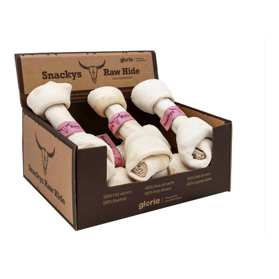 Snack per Cani Gloria Snackys Rawhide 20-23 cm Nodo 6 Unità