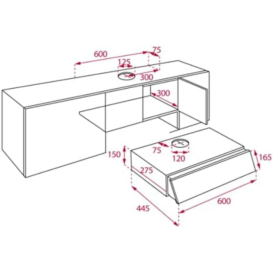 Cappa Classica Teka XT2 62030 60 cm 105 m3/h