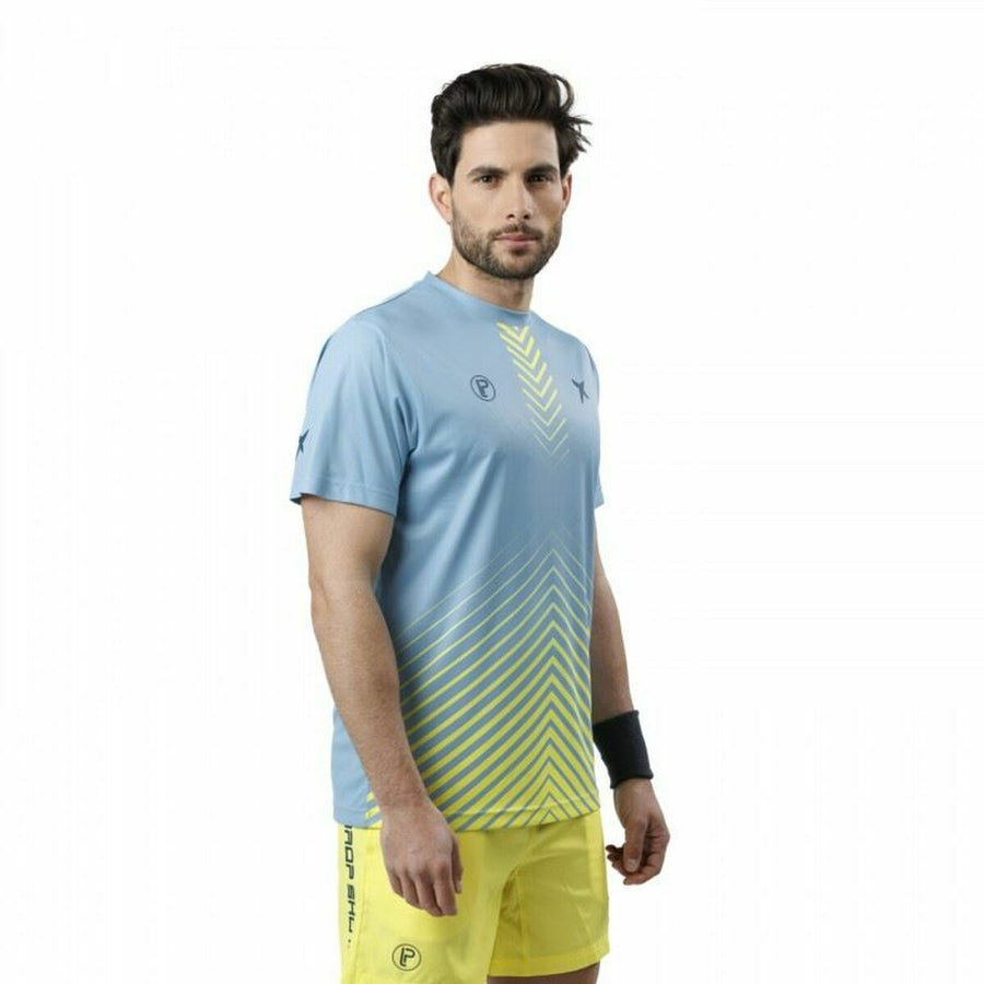 Maglia a Maniche Corte Uomo Drop Shot Bentor Lima Acquamarina