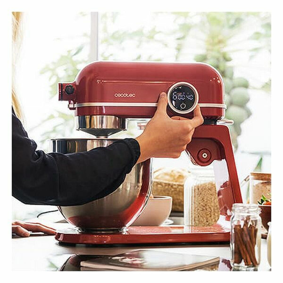 Sbattitore-Impastatrice Cecotec Twist&Fusion 4500 Luxury Red 800 W