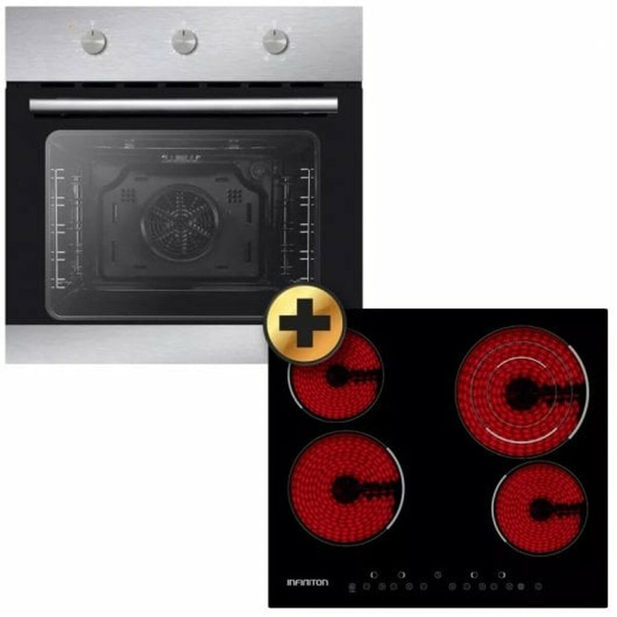 Set di Forno e Piano cottura in Vetroceramica Infiniton Home Kit HV-V4O6 2200 W