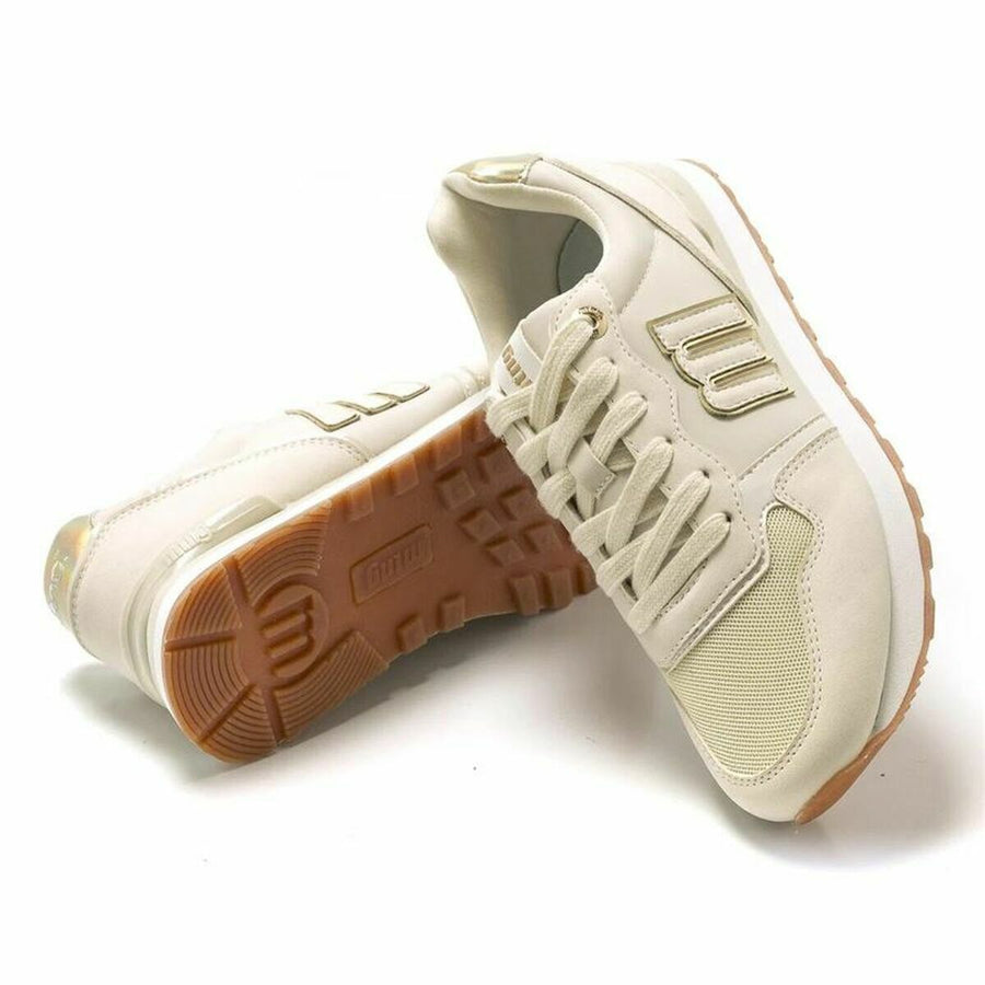 Scarpe da Tennis Casual Donna Mustang Attitude Paty Beige