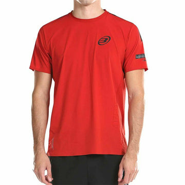 Maglia a Maniche Corte Uomo Bullpadel Odeon Tl Rosso