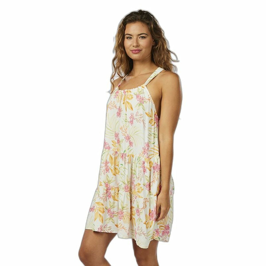 Vestito Rip Curl Sun Dance Up Bianco Tropicale