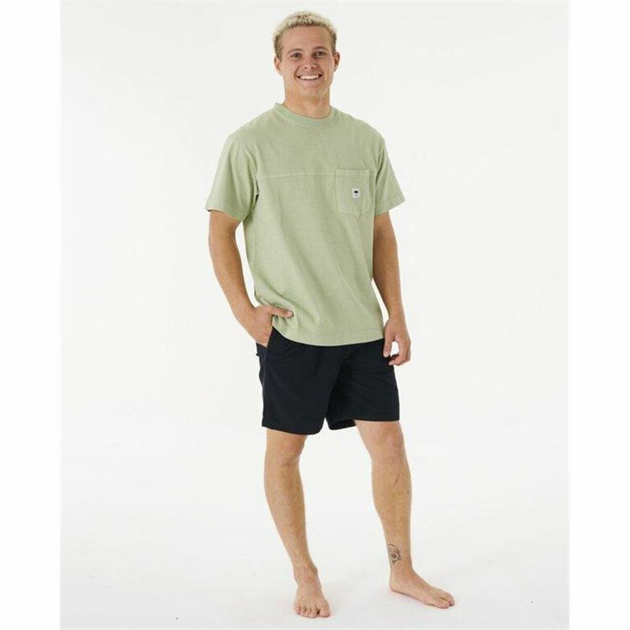 Maglia Rip Curl Quality Surf Products Verde Uomo