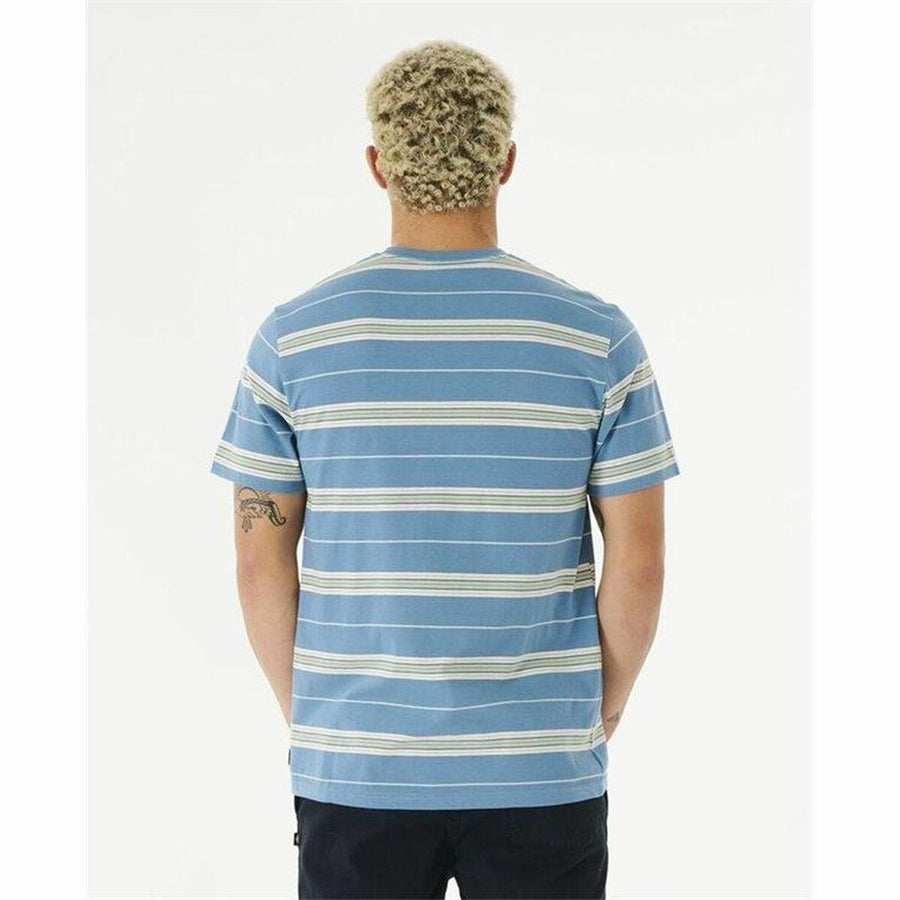 Maglia Rip Curl Surf Revival Stripe Acquamarina Uomo