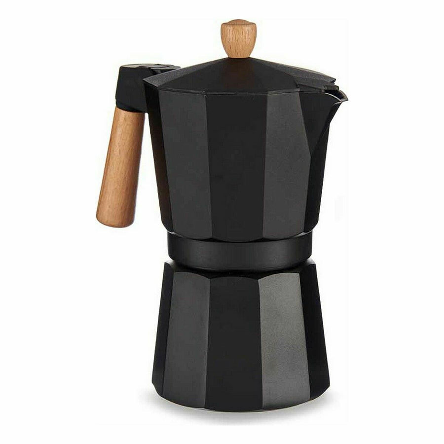 Cafettiera Italiana Legno Alluminio 450 ml (12 Unità)