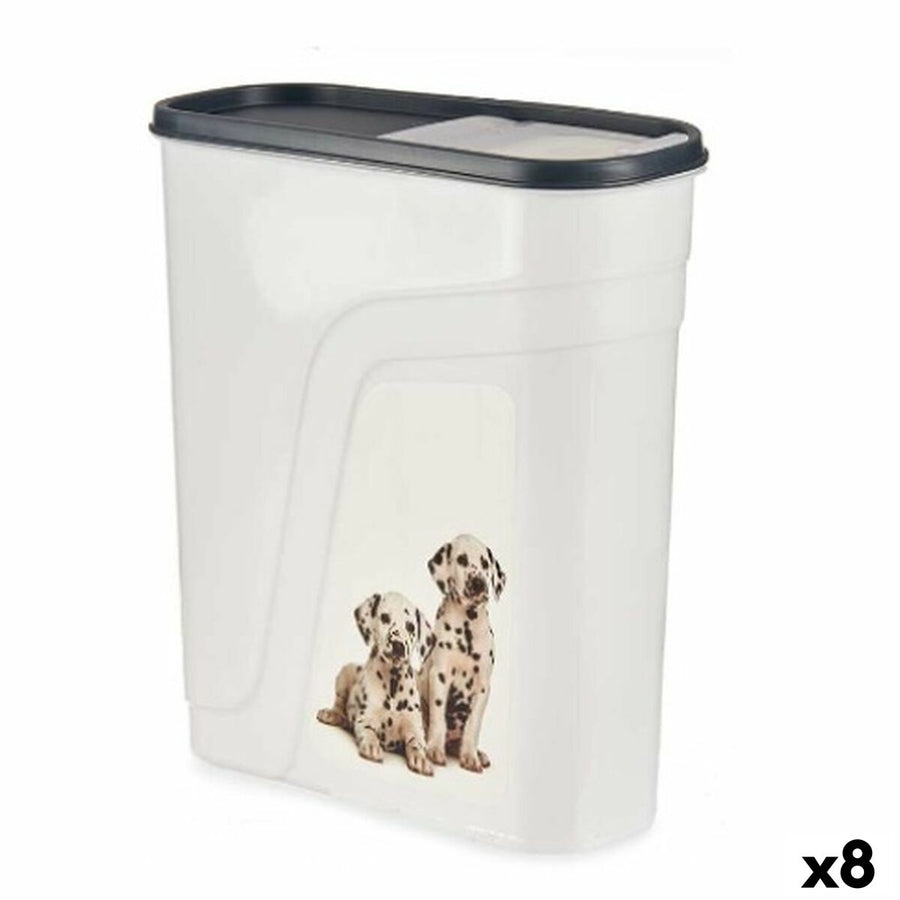 Dispenser Animali Domestici Antracite 4 L (8 Unità)