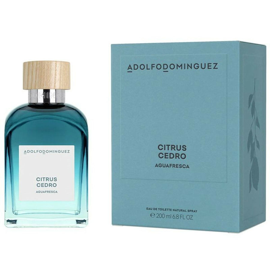 Profumo Uomo Adolfo Dominguez EDT Agua Fresca Citrus Cedro 200 ml