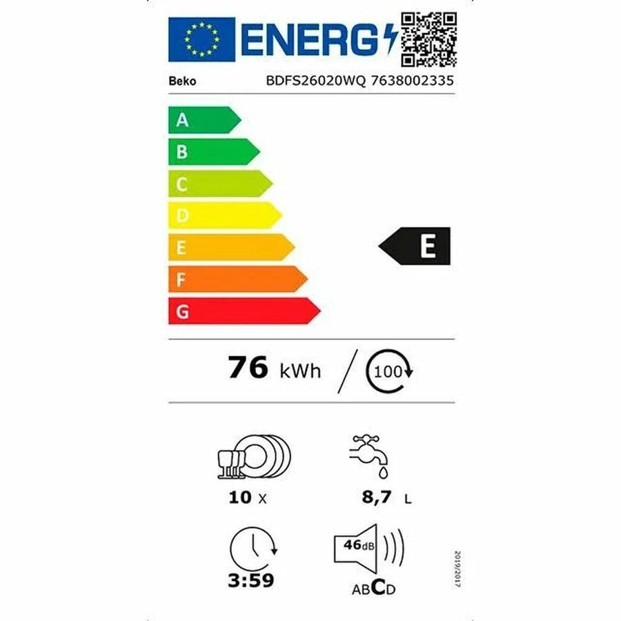 Lavastoviglie BEKO BDFS26020WQ 45 cm