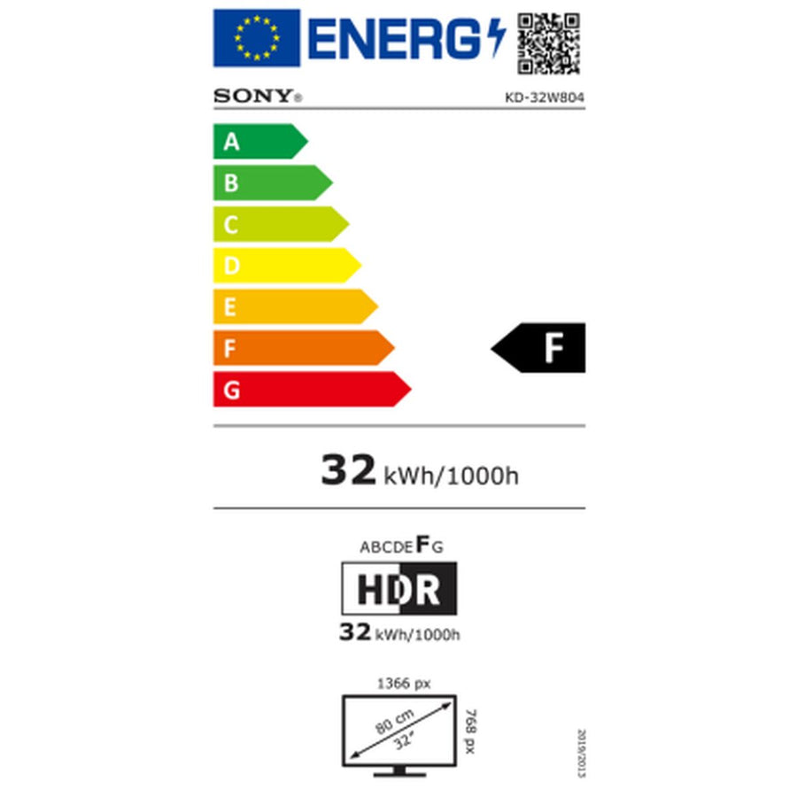 Smart TV Sony KD32W804P1AEP SUPER-E HD 32