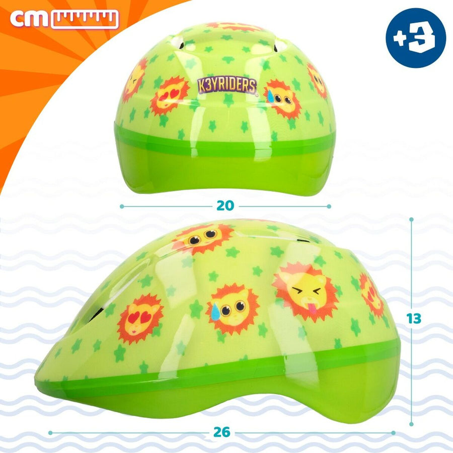 Casco per Bambini K3yriders Lion 52-55 cm (4 Unità)