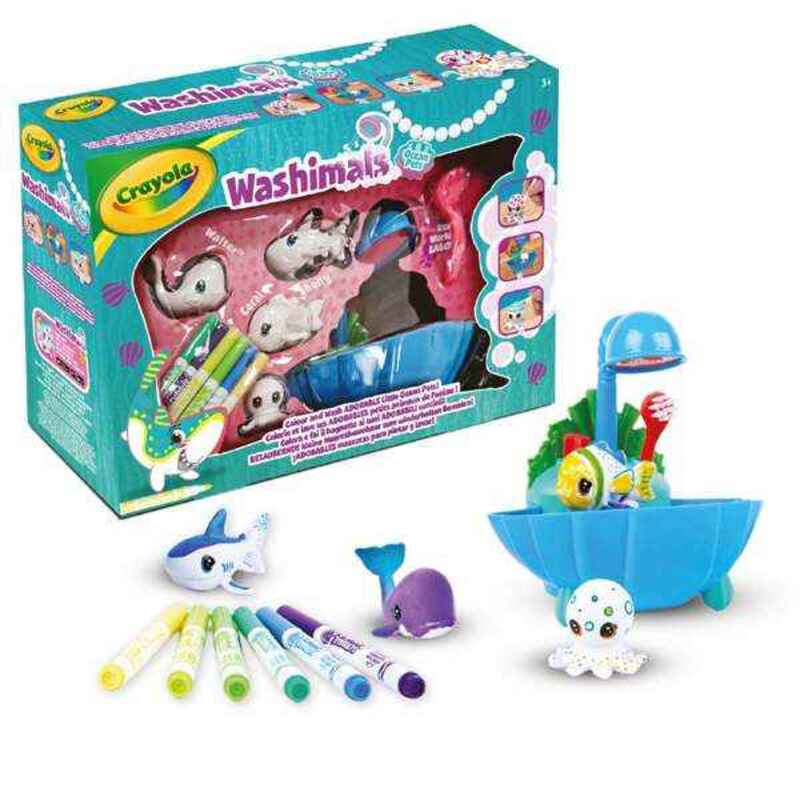 Gioco Fai-da-te Crayola Washimals Ocean Pets