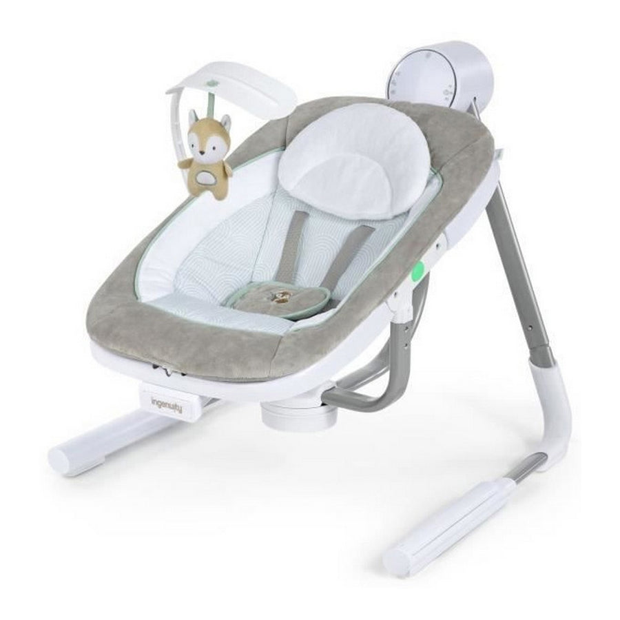 Amaca per Neonati Ingenuity Dual-Direction Swing Grigio Bianco