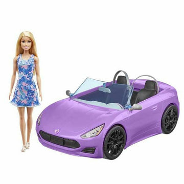 Bambola Mattel Barbie And Her Purple Convertible