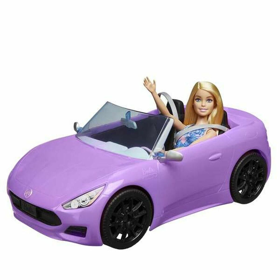 Bambola Mattel Barbie And Her Purple Convertible