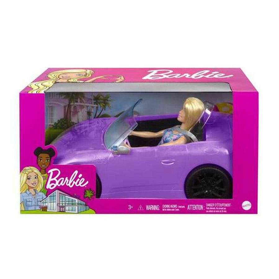 Bambola Mattel Barbie And Her Purple Convertible